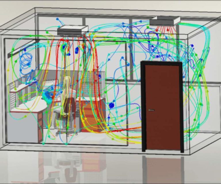 Przepływ w SOLIDWORKS Flow Simulation HVAC