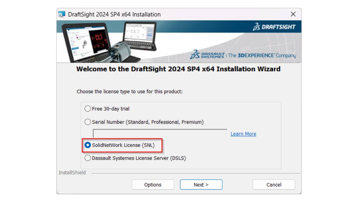 Instalacja programu DraftSight Eneterprise