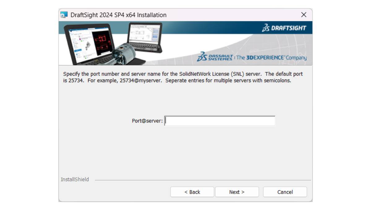 Serwer licencji DraftSight