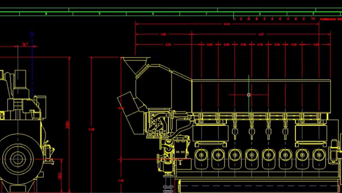 Projekt 2D wykonany w najnowszym DraftSight 2D 2025