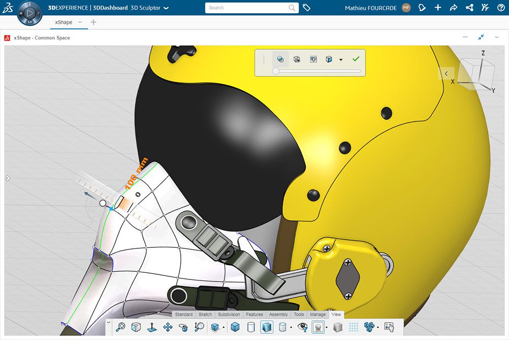 Szczegółowy model wykonany w 3DEXPERIENCE