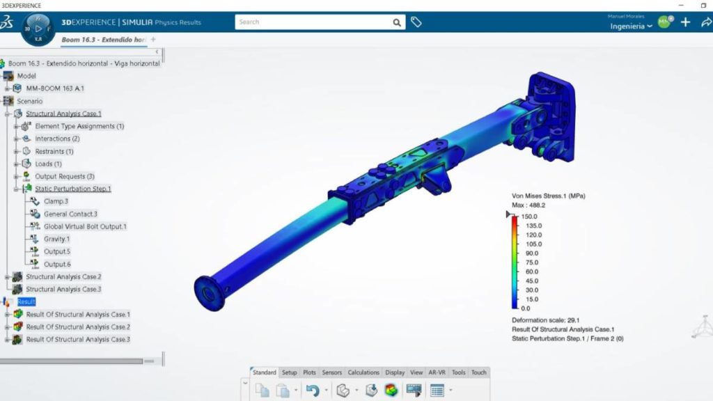 Widok SOLIDWORKS Simulia przykłady wdrożeń