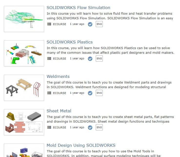 Szkolenia dostępne w ramach mySOLIDWORKS